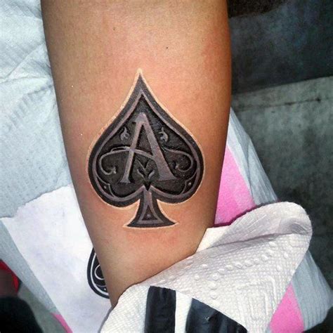 ace of spades tattoo|Spade and Ace of Spade Tattoos: Meanings, Designs, and Ideas.